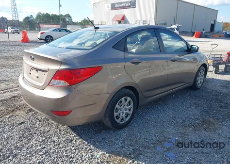 2012 Hyundai Accent Gls z USA, uszkodzony, nr VIN KMHCT4AE4CU163989